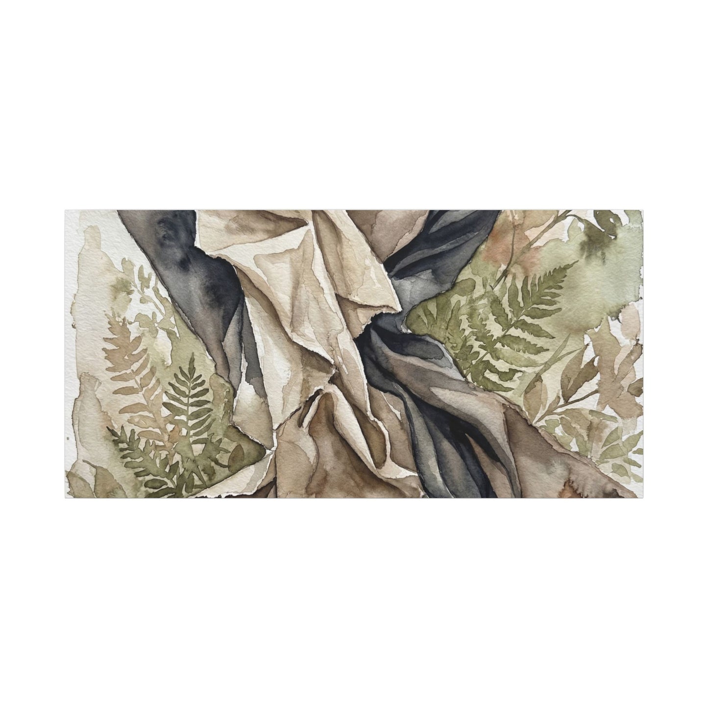 Silk Drape Summer Canvas Art | Japandi Cozy Design