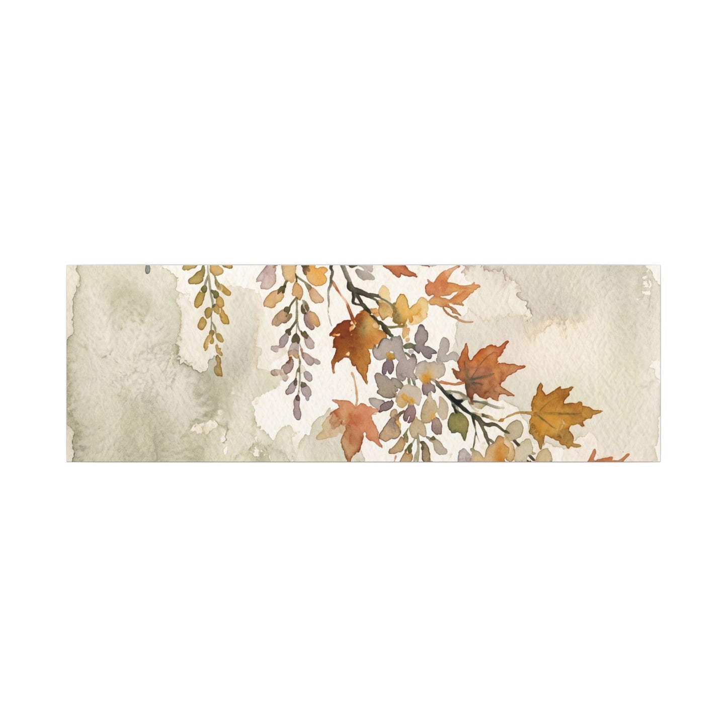 Ma Wisteria Canvas Art - Japandi Watercolor