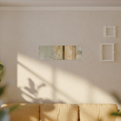 Ma Shoji Screen Canvas Art - Japandi Watercolor