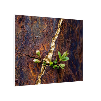 Overcast Rust Patina Canvas Art - Kintsugi Datsuzoku