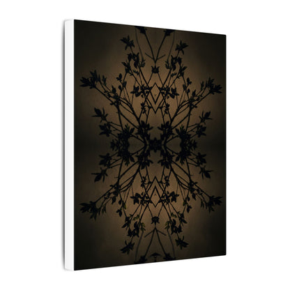 Golden Hour Shadow Play Canvas Art - Dark Japandi Seijaku