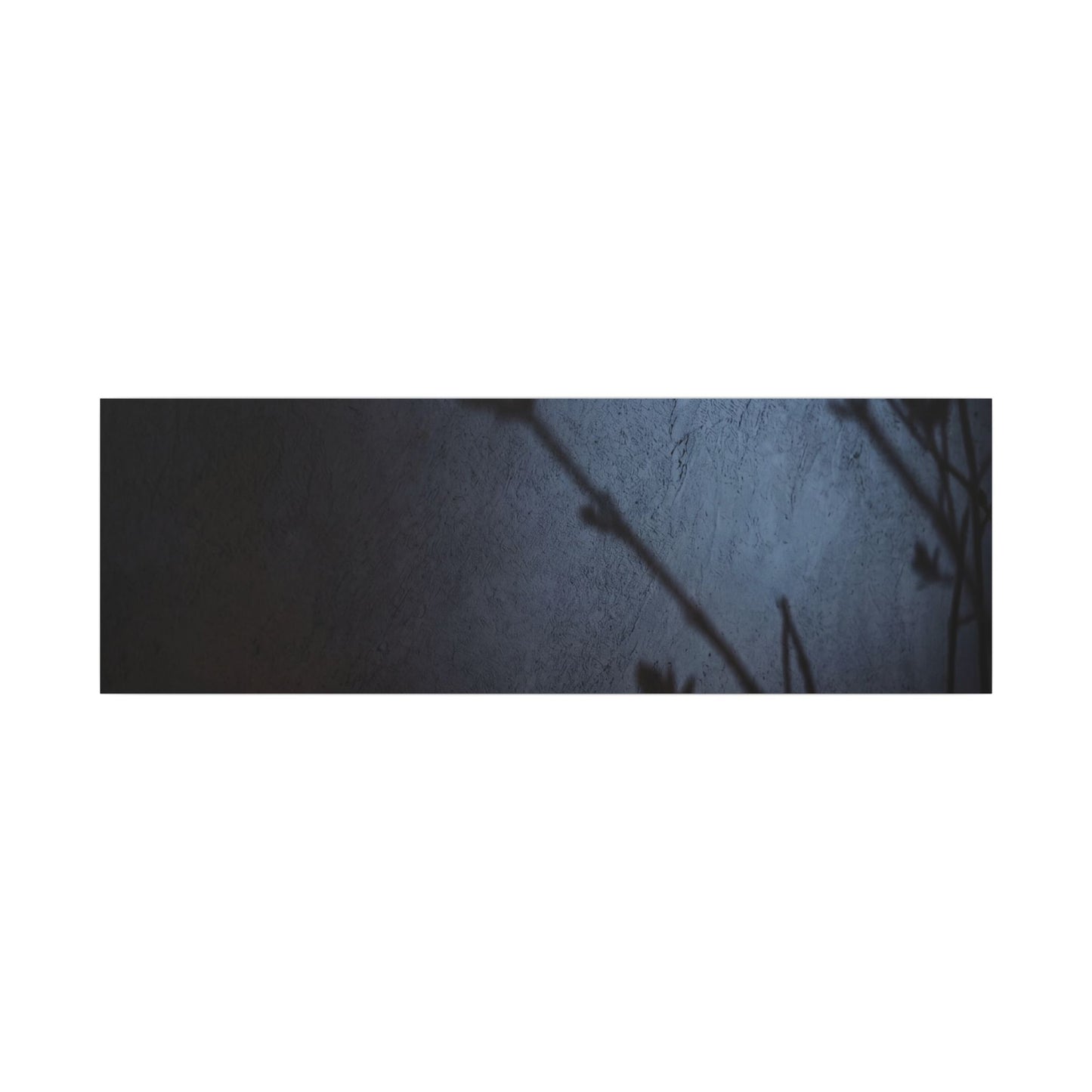 Shadow Play Canvas Art | Spring Dark Japandi Moody Minimal Art