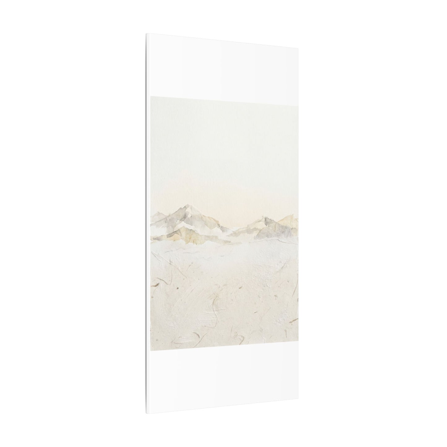 Mountain Mist Winter Canvas Art | Japandi Warm Design