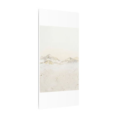 Mountain Mist Winter Canvas Art | Japandi Warm Design