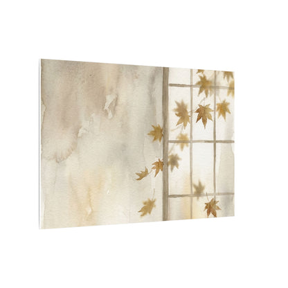 Warm Shoji Screen Canvas Art - Watercolor Japandi