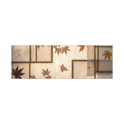 Shoji Screen Japanese Pattern Canvas Art | Neutral Japandi Art