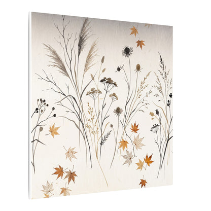 Dawn Dried Flowers Canvas Art - Japandi Kanso