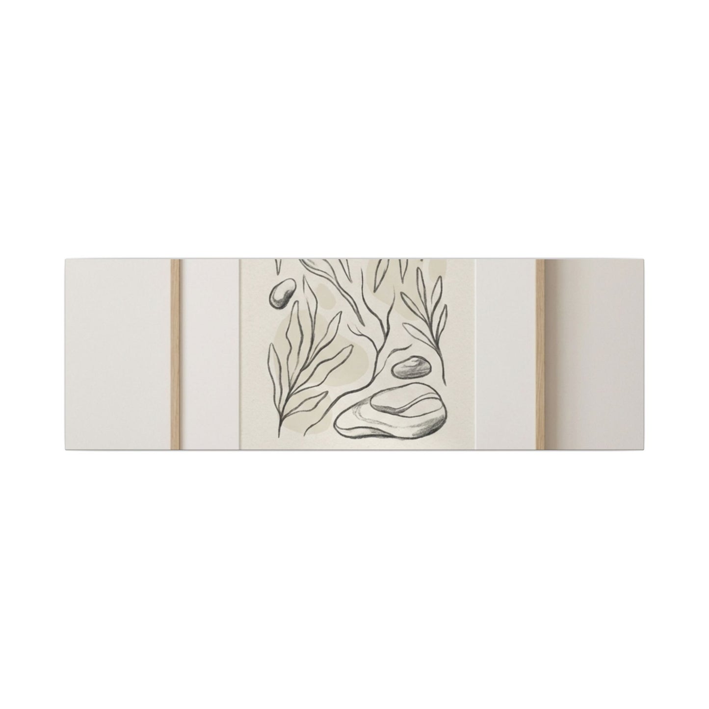 Japandi Charcoal Canvas Art