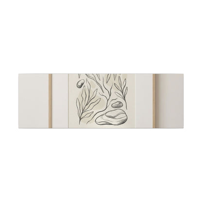 Japandi Charcoal Canvas Art