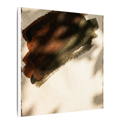 Ink Brushstroke Canvas Art | Summer Dark Japandi Moody Minimal Art