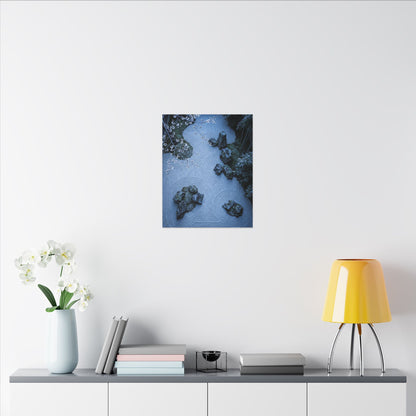 Contemplative Cherry Blossom Canvas Art - Karesansui Zen