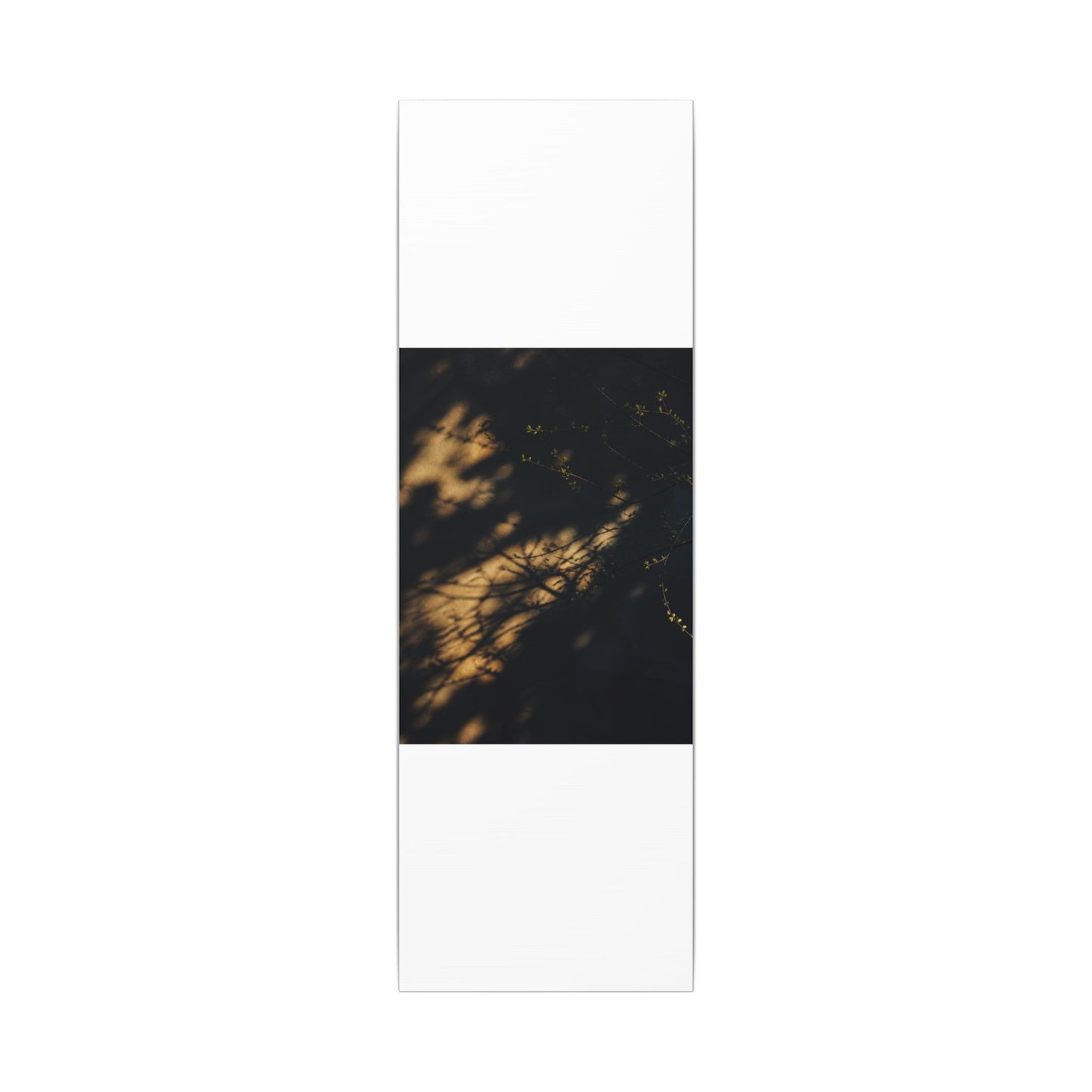 Moody Shadow Play Canvas Art - Moody Minimal Dark Japandi