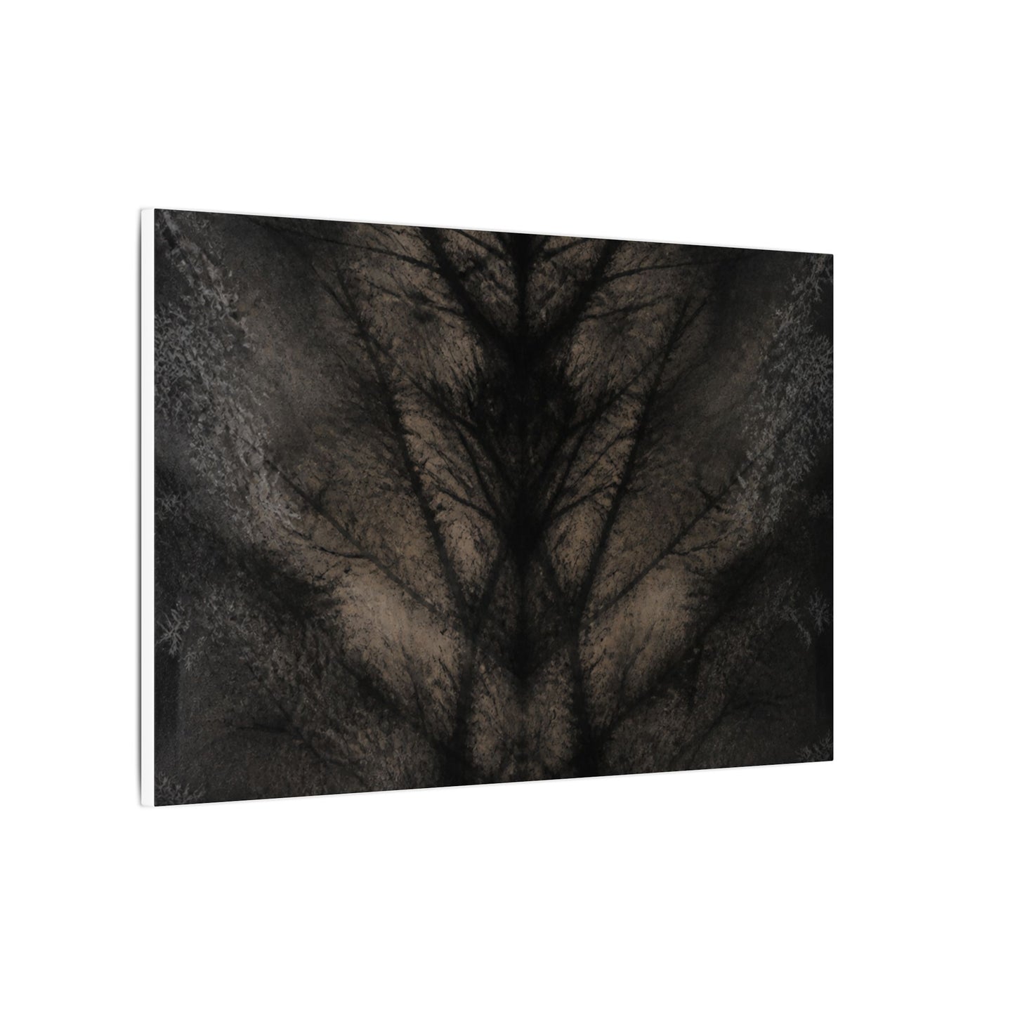 Seijaku Shadow Play Canvas Art - Dark Japandi Charcoal Ink