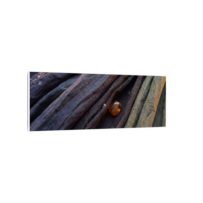 Silk Drape Shadow Zen Canvas Art | Moody Dark Japandi Art