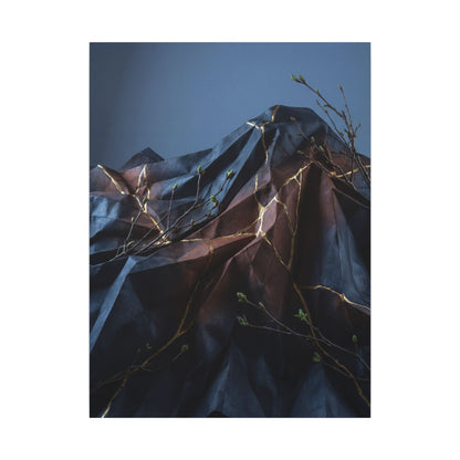 Paper Fold Broken Beauty Canvas Art | Philosophical Kintsugi Art