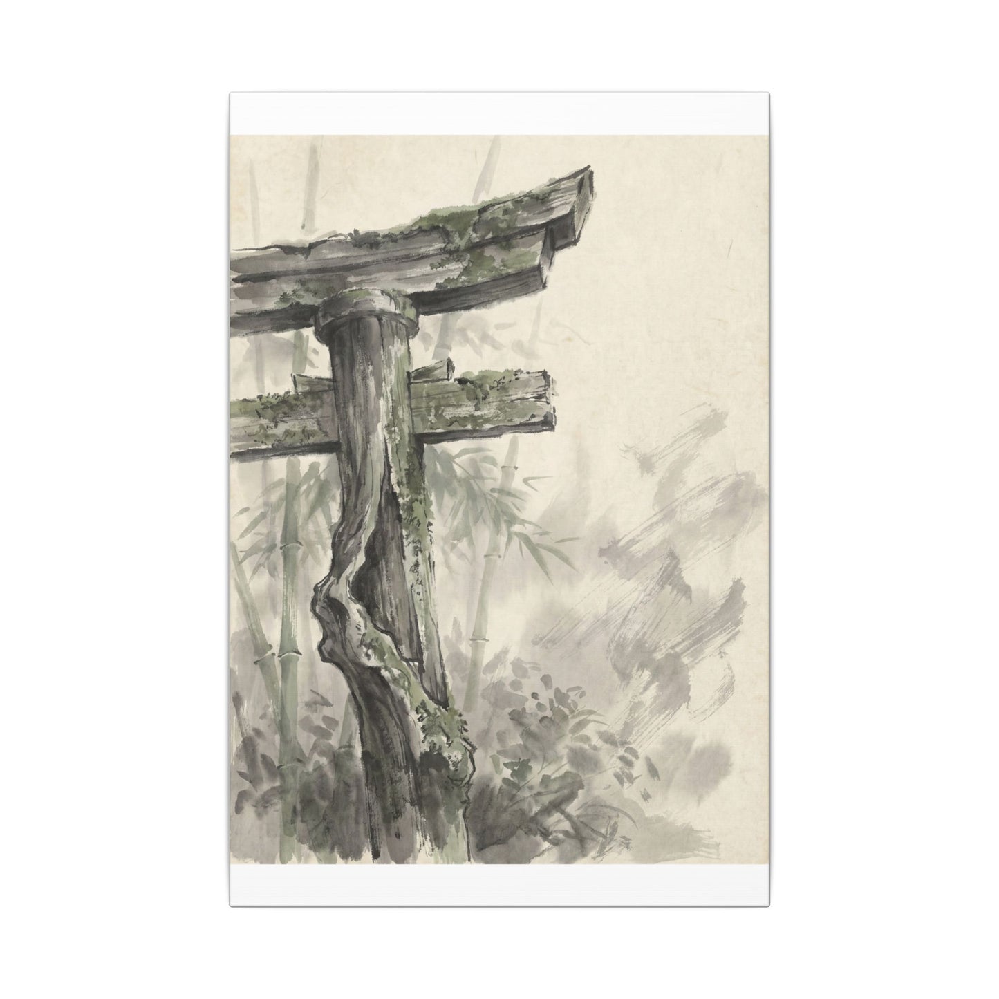 Torii Gate Summer Canvas Art | Zen Tranquil Design