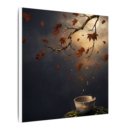 Moonlit Garden Gold Repair Canvas Art | Beautiful Kintsugi Art