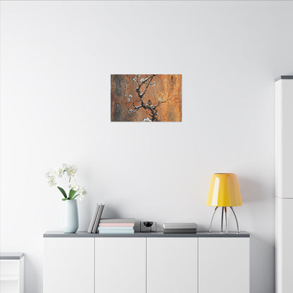 Datsuzoku Rust Patina Canvas Art - Zen Sumi E