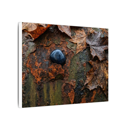 Datsuzoku Rust Patina Canvas Art - Dark Japandi Moody Minimal