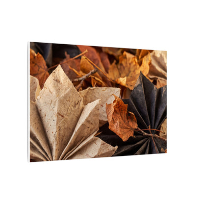 Paper Fold Texture Canvas Art | Elegant Japandi Art
