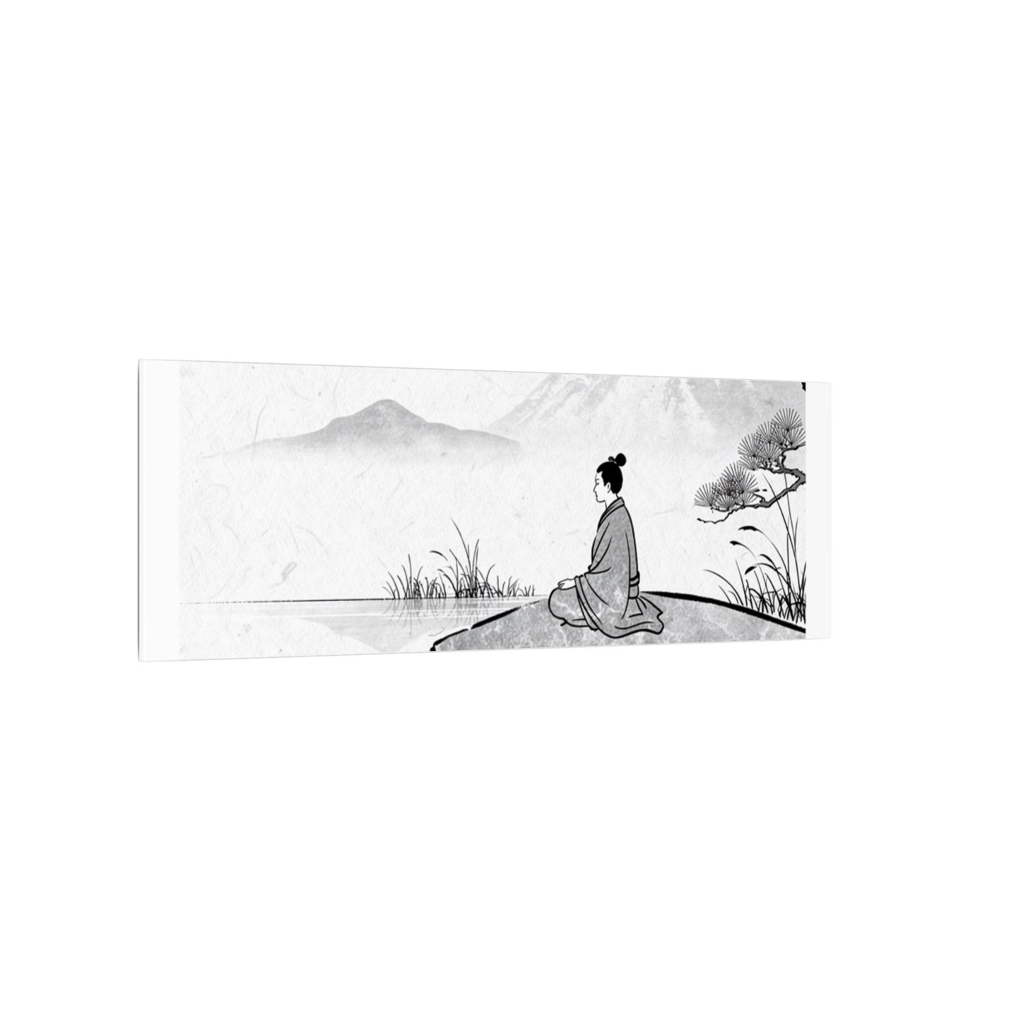 Meditation Harmonious Zen Ukiyo-e Canvas Art