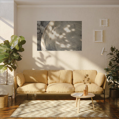 Ceramic Bowl Watercolor Canvas Art | Warm Japandi Art