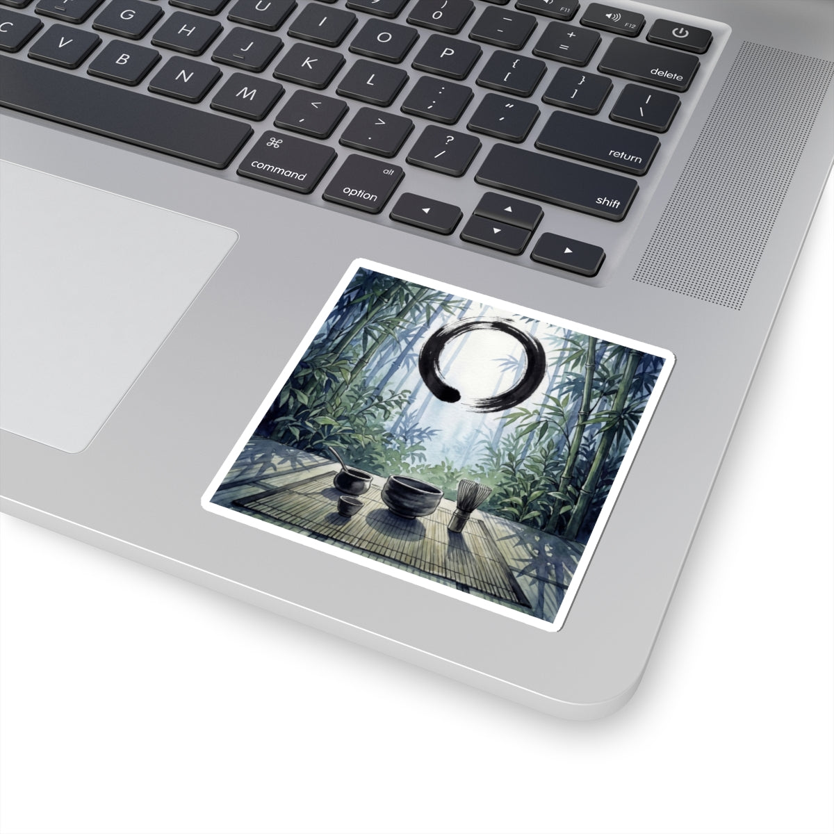 Tea Ceremony Sticker | Summer Zen Enso Art Art Print