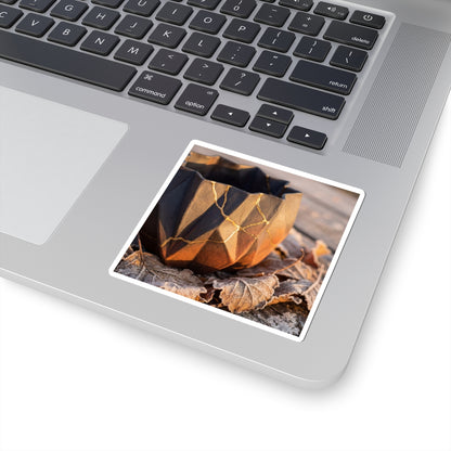 Golden Hour Paper Fold Sticker - Kintsugi Seijaku Art Print