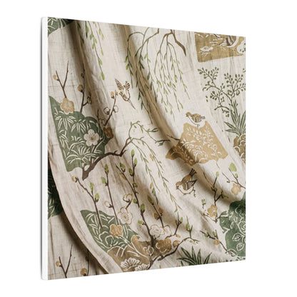 Silk Drape Canvas Art | Spring Japandi Japanese Pattern Art