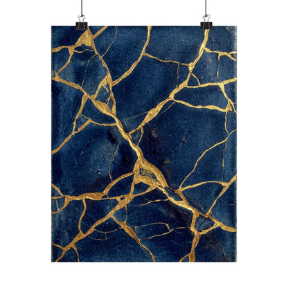 Kintsugi Crackle Wall Art Print Art Print