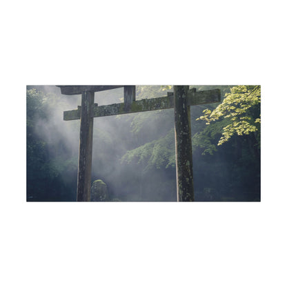 Torii Gate Canvas Art | Spring Zen Karesansui Art