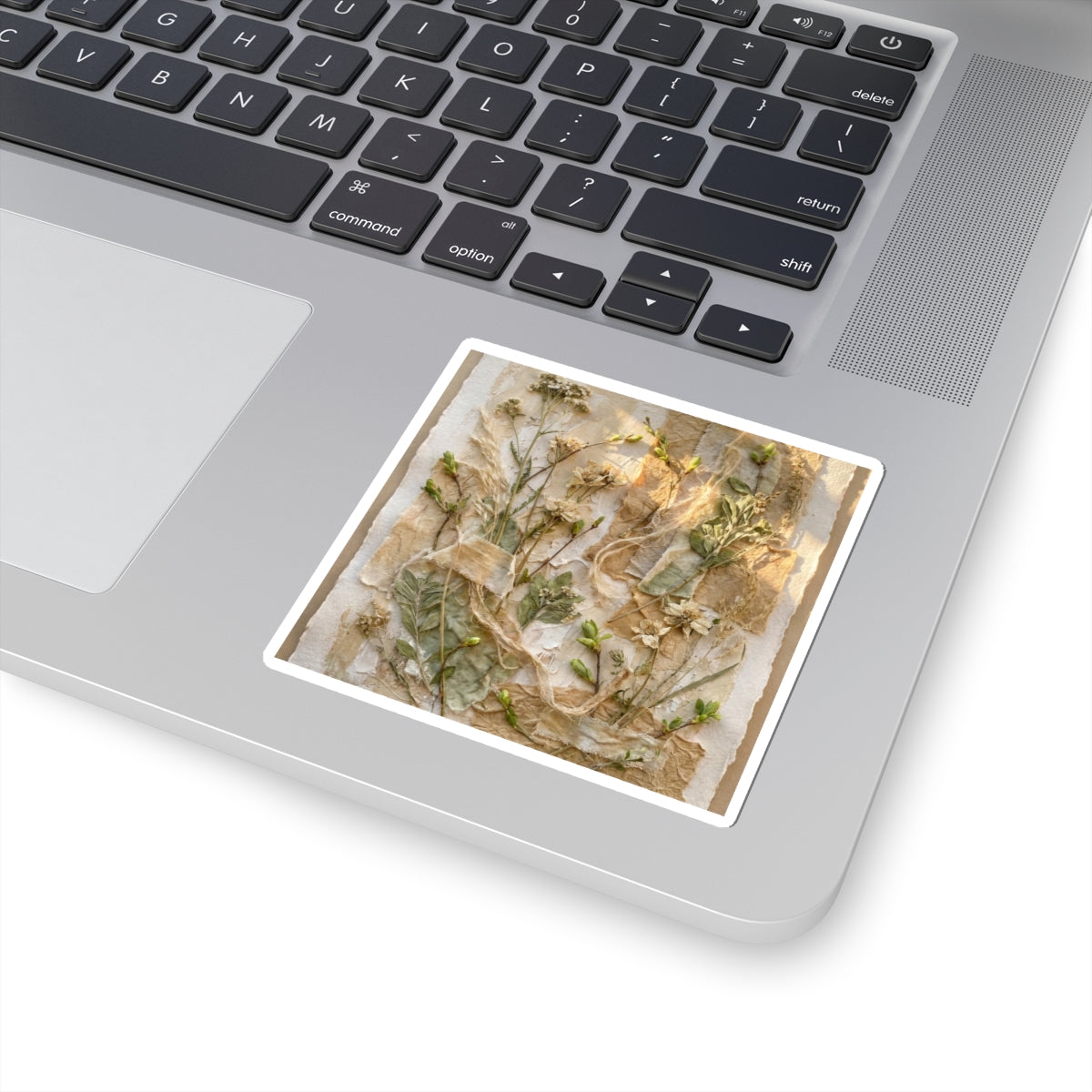 Dried Flowers Spring Sticker | Japandi Elegant Design