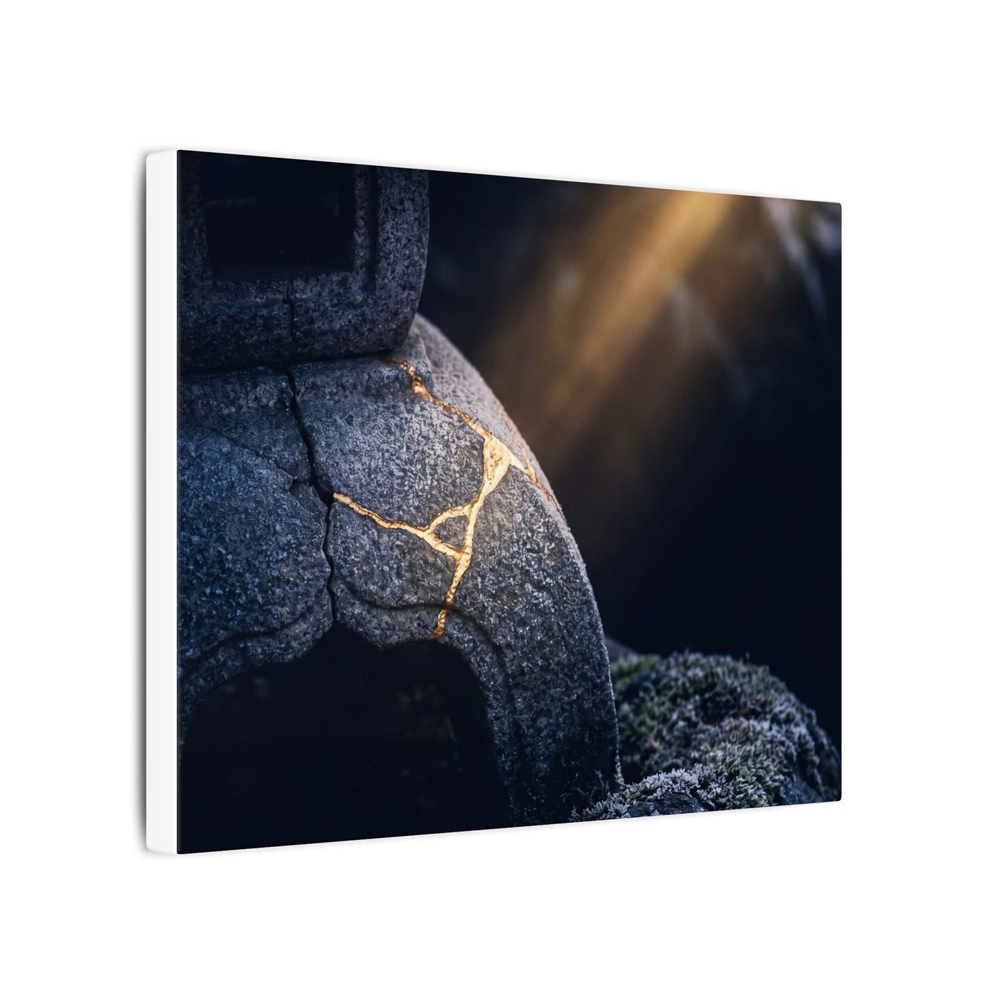 Ma Moonlit Garden Canvas Art - Kintsugi Broken Beauty