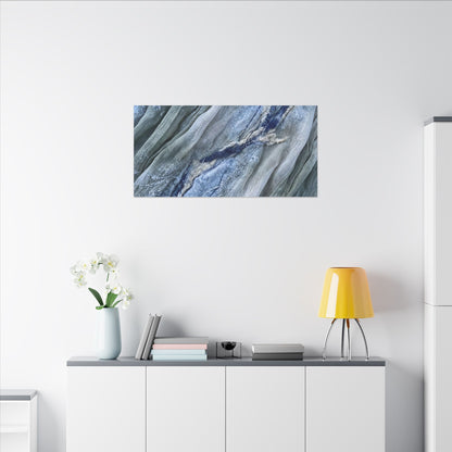 Moonlight Silk Drape Canvas Art - Japandi Mono No Aware