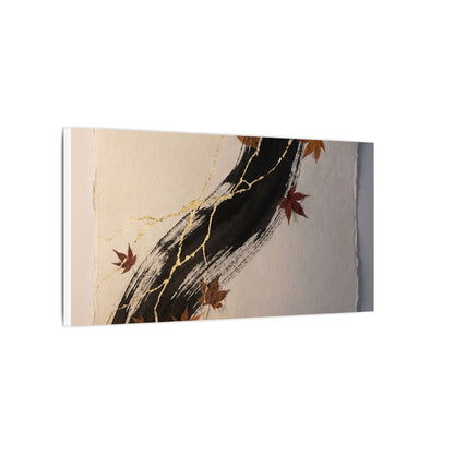 Dawn Ink Brushstroke Canvas Art - Kintsugi Ma