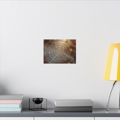 Artful Water Ripple Canvas Art - Gold Vein Kintsugi