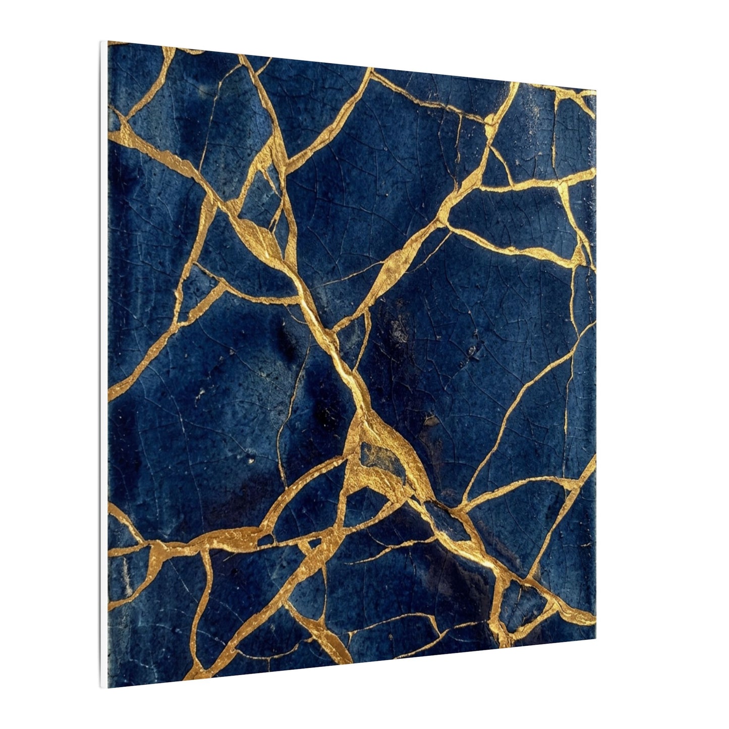 Kintsugi Crackle Canvas Art