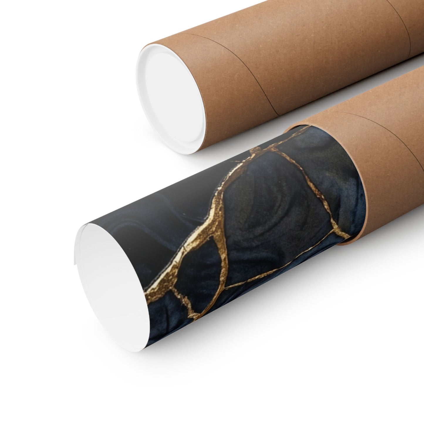 Kintsugi Gold Vein Wall Art Print