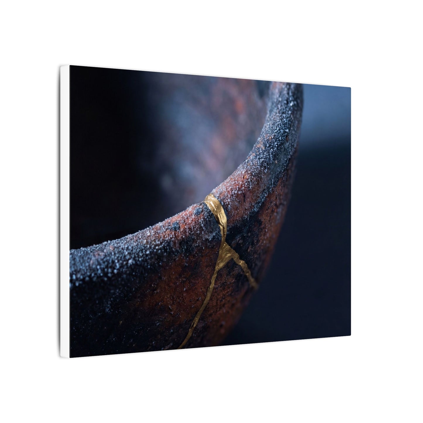 Artful Ceramic Bowl Canvas Art - Broken Beauty Kintsugi