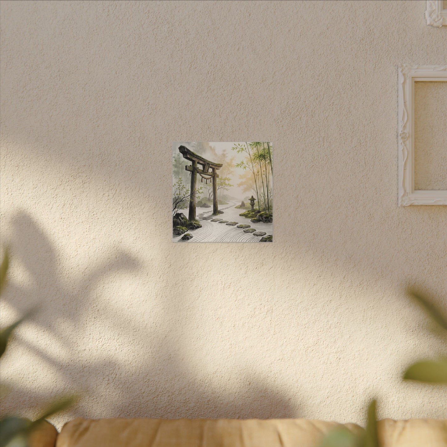 Peaceful Torii Gate Canvas Art - Karesansui Zen