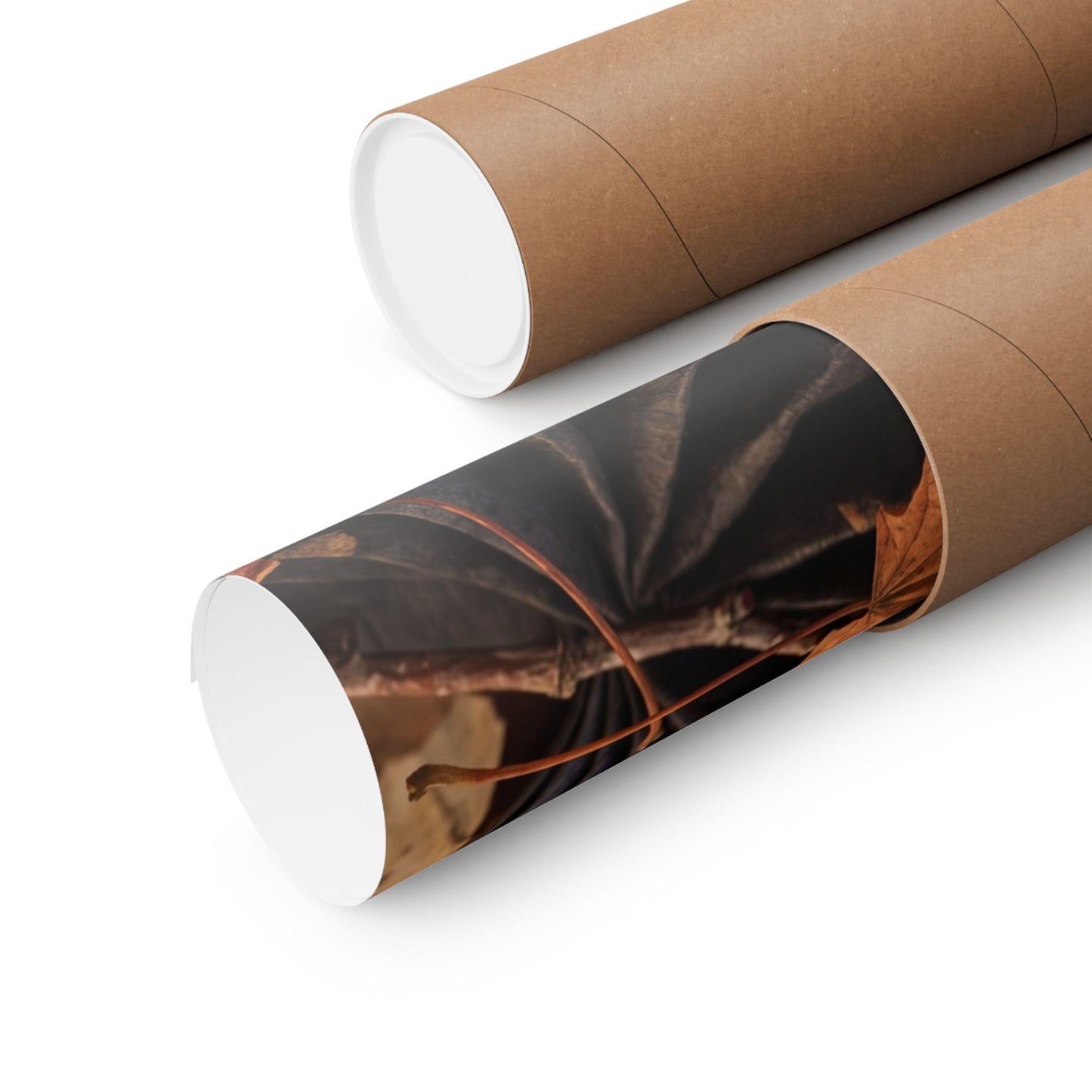 Paper Fold Wall Art Print | Autumn Japandi Texture Art