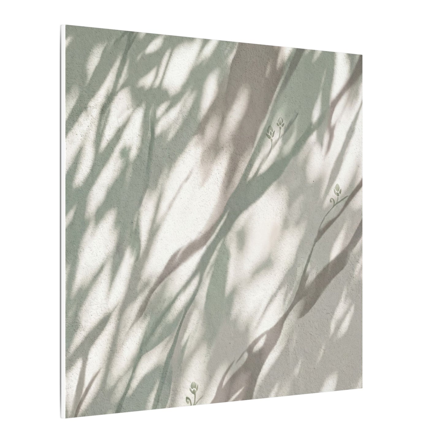 Japandi Shadow Play in Dappled | Japanese Pattern Canvas Art