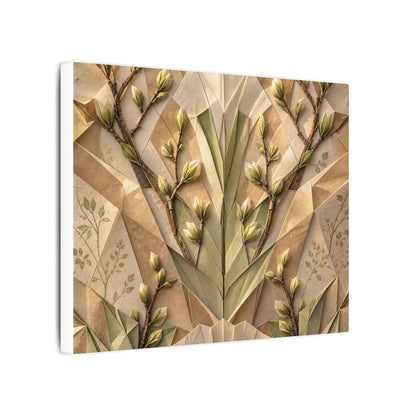 Kanso Paper Fold Canvas Art - Japandi Japanese Pattern