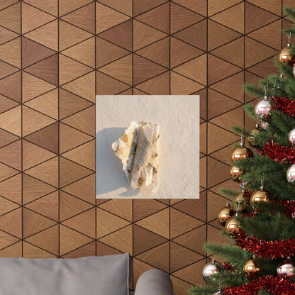Paper Fold Texture Wall Art Print | Cozy Japandi Art