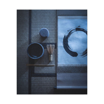 Tea Ceremony Enso Canvas Art | Calm Zen Art