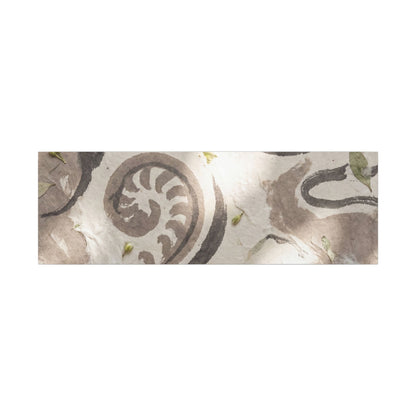 Dappled Ink Brushstroke Canvas Art - Japandi Ma