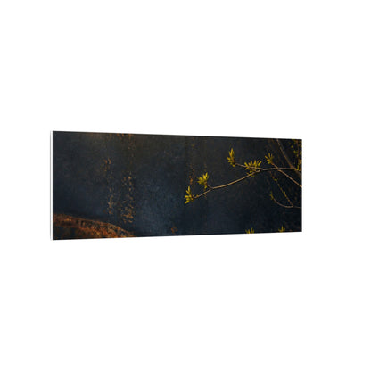Spring Rust Patina Dark Texture Canvas Art | Moody Decor