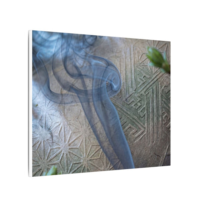 Spring Incense Smoke Japanese Pattern Canvas Art | Neutral Decor
