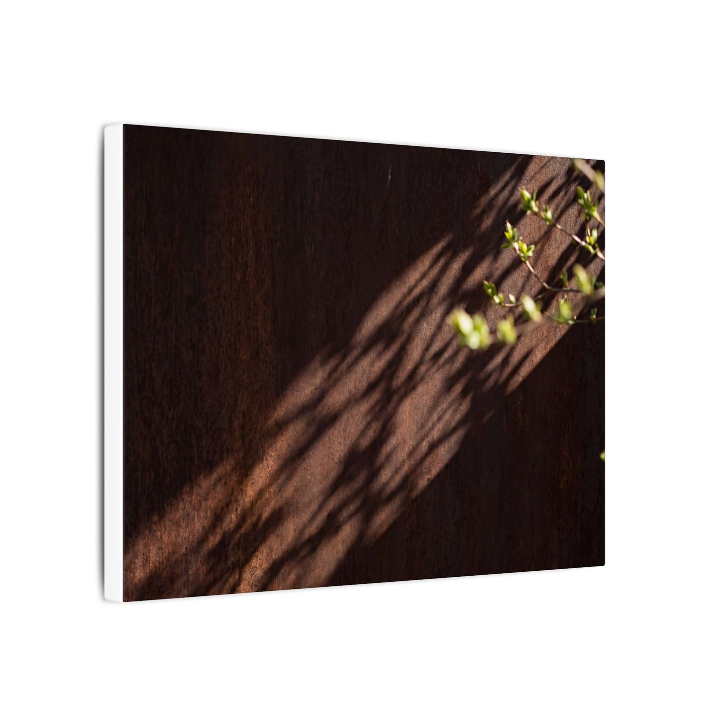 Rust Patina Moody Minimal Canvas Art | Sophisticated Dark Japandi Art