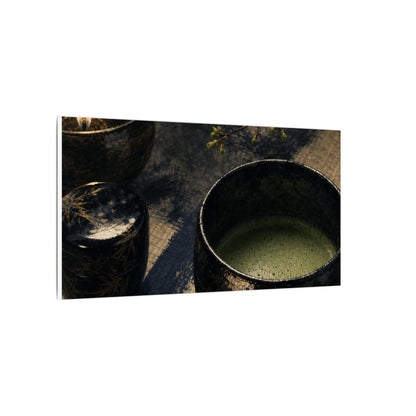 Ma Tea Ceremony Canvas Art - Zen Sumi E